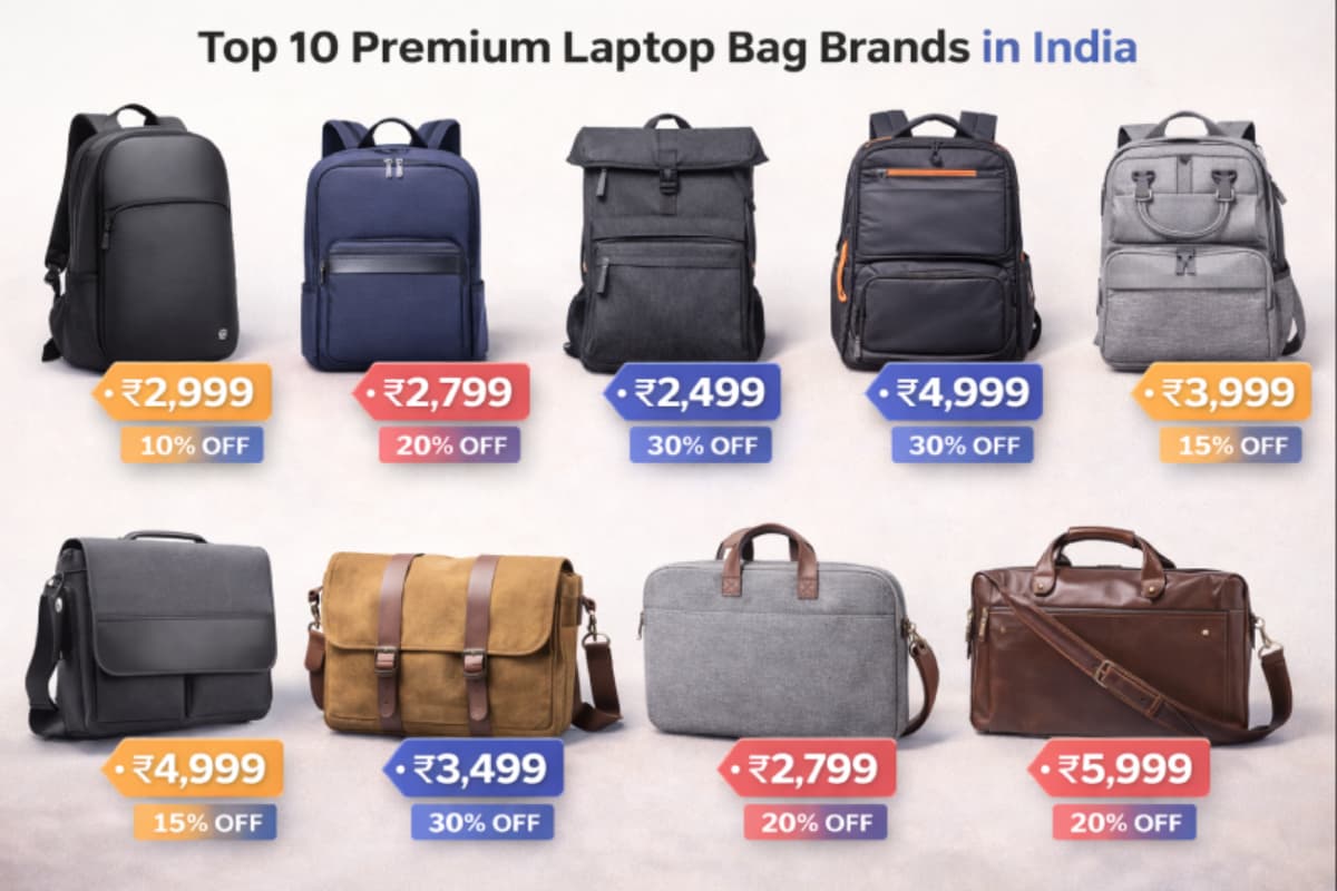 Top 10 Premium Laptop Bag Brands in India